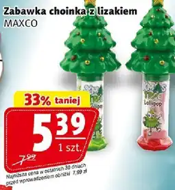 Prim Market Zabawka choinka z lizakiem Maxco oferta