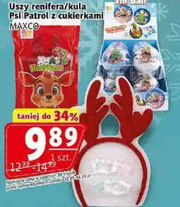 Prim Market Uszy renifera/kula Psi Patrol z cukierkami Maxco oferta