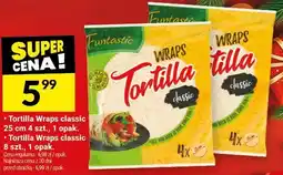 Twój Market Tortilla wraps classic 20 cm, 1 opak. 8 szt. Funtastic oferta