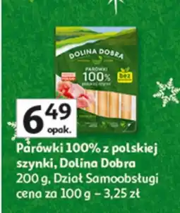 Auchan Parówki 100% z polskiej szynki Dolina Dobra 200 g oferta
