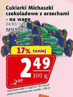 Prim Market Cukierki Michaszki czekoladowe z orzechami na wagę MIESZKO oferta