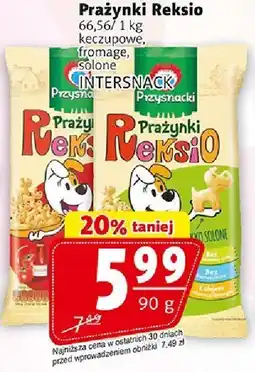 Prim Market Prażynki Reksio fromage, keczupowe INTERSNACK oferta