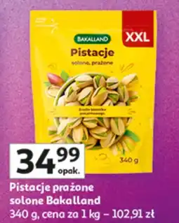 Auchan Pistacje prażone solone Bakalland XXL 340 g oferta