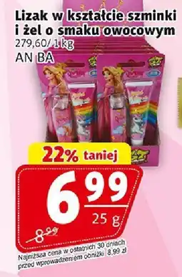 Prim Market Lizak w kształcie szminki i żel o smaku owocowym AN BA oferta