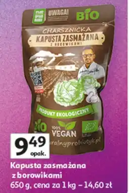 Auchan Kapusta zasmażana z borowikami BIO 650g Auchan oferta