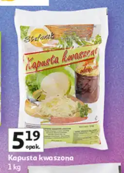 Auchan Kapusta kwaszona 1 kg Stefanek oferta
