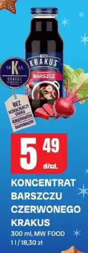 Chorten Koncentrat barszczu czerwonego Krakus 300 ml, MW Food oferta