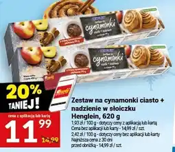 Twój Market Zestaw na cynamonki ciasto + nadzienie w aloiczce Henglein oferta