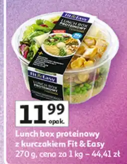 Auchan Lunch box sałatkowy z kurczakiem Fit & Easy 270 g Green Factory oferta