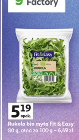 Auchan Rukola bio myta Fit & Easy 80 g Green Factory oferta