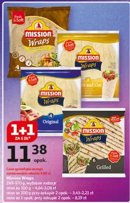 Auchan Tortilla Mission Wraps różne rodzaje oferta