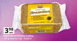 Auchan Chleb słonecznikowy krojony Oskroba oferta