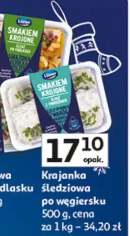 Auchan Krajanka śledziowa po węgiersku Lisner oferta