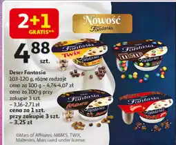 Auchan Deser Fantasia różne rodzaje oferta