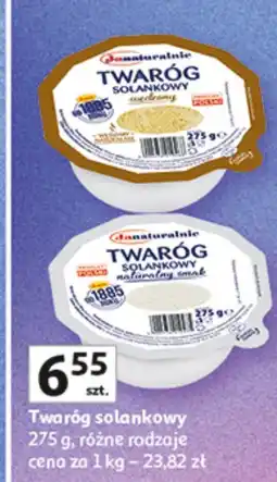 Auchan Twaróg sołonkowy różne rodzaje Naturalnie oferta