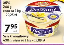 Auchan Serek waniliowy Président Delikatny oferta