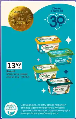 Auchan Margaryna Benecol różne rodzaje oferta