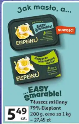 Auchan Masło roślinne Eleplant różne rodzaje oferta
