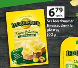 Auchan Ser Leerdammer finesse cienkie plastry oferta