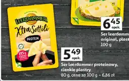 Auchan Ser Leerdammer proteinowy cienkie plastry oferta