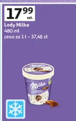 Auchan Lody Milka 480 ml oferta