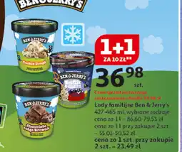 Auchan Lody familijne Ben & Jerry's 427-465 ml, wybrane rodzaje oferta