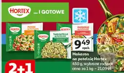 Auchan Makaron na patelnie Hortex 450 g, wybrane rodzaje oferta