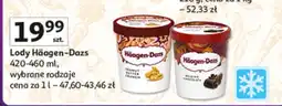Auchan Lody Häagen-Dasz 420-460 ml, wybrane rodzaje oferta