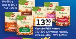 Auchan Orzechy Felix Natura 140-200 g wybrane rodzaje oferta