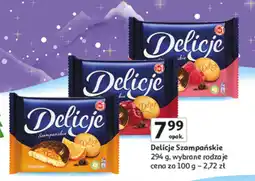 Auchan Ciastka Delicje Szampańskie 294 g wybrane rodzaje oferta