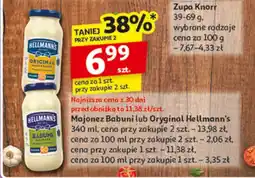 Auchan Majonez Babuni lub Oryginalny Hellmann's oferta