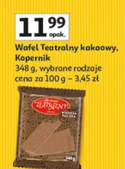 Auchan Wafel teatralny kakaowy Kopernik oferta