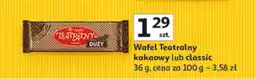 Auchan Wafelek duży kakaowy lub classic Kopernik oferta