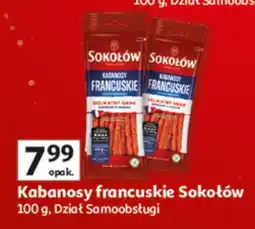 Auchan Kabanosy francuskie Sokołów 100g oferta