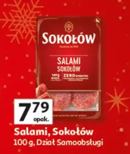 Auchan Salami Sokołów 100g oferta