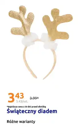 Action Świąteczny diadem oferta