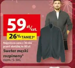 Auchan Sweter męski oferta