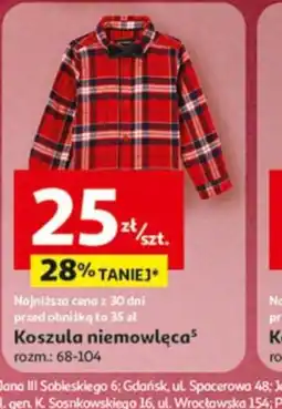 Auchan Koszula niemowlęca oferta
