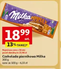 Auchan Czekolada piernikowa Milka oferta