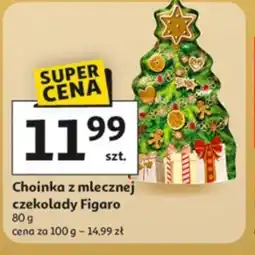 Auchan Choinka z mlecznej czekolady Figaro oferta