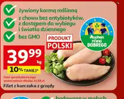 Auchan Filet z kurczaka z grzędy oferta
