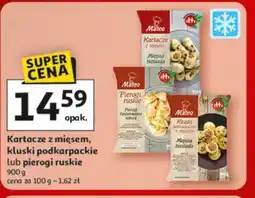 Auchan Kartacze z mięsem, kluski podkarpackie lub pierogi ruskie oferta