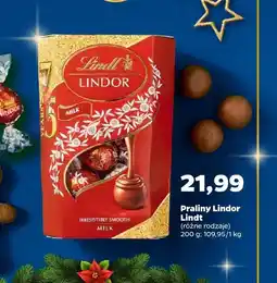 Netto Praliny Lindor, różne rodzaje Lindt oferta