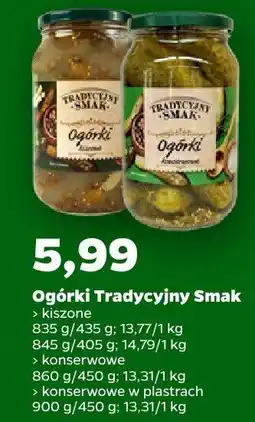 Netto Ogórki kiszone Tradycyjny Smak oferta