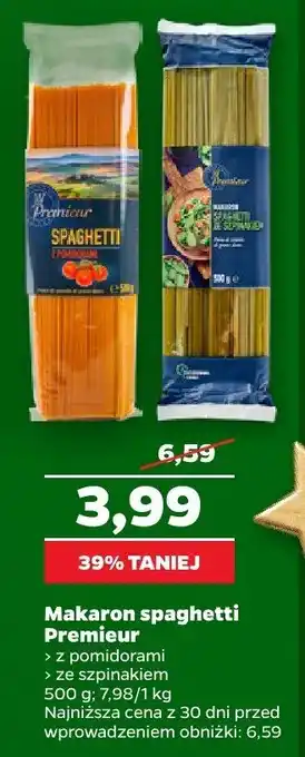 Makaron spaghetti z pomidorami Premieur