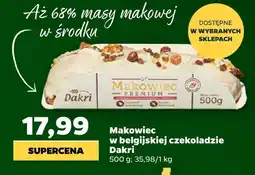 Netto Makowiec w belgijskiej czekoladzie Dakri oferta