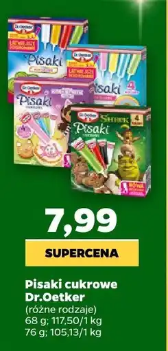 Netto Pisaki cukrowe, różne rodzaje Dr.Oetker oferta