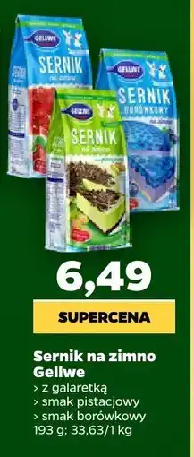Netto Sernik na zimno z galaretką Gellwe oferta