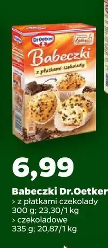 Netto Babeczki z płatkami czekolady Dr.Oetker oferta