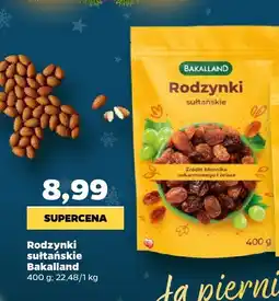 Netto Rodzynki sułtańskie Bakalland oferta